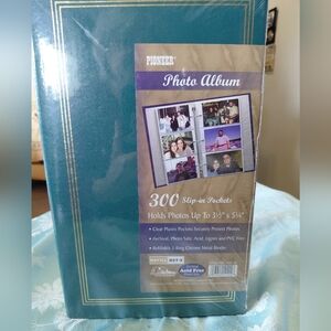 PIONEER Teal Photo Album with Gold Accents